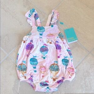 Posh Peanut Gemma Ruffled Cap Sleeve Bubble Romper 18-24 months NWT